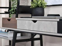 Duże biurko loftowe ze schowkami BODEN PATCHWORK - nowoczesna forma