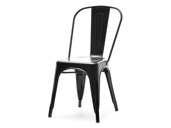 Krzesło metalowe ALFREDO 1 czarne.
