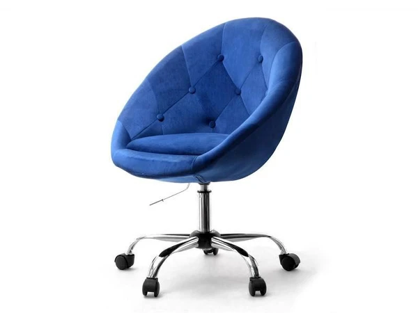 Designerski fotel z regulacją LOUNGE 4 niebieski