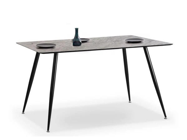 Mały stół loftowy ONEKA beton - czarny