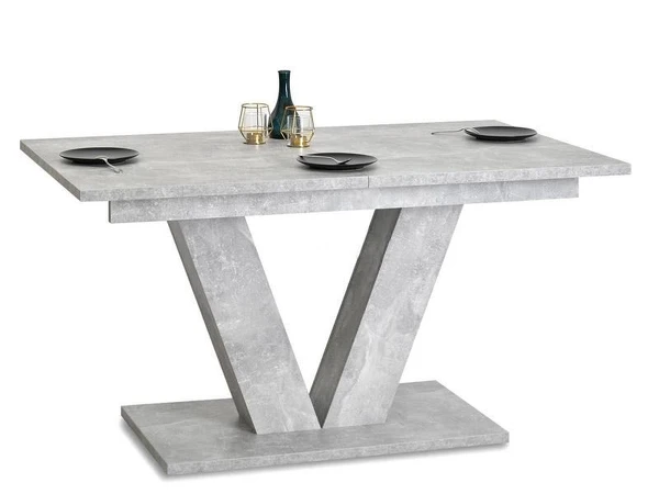 Duży designerski rozkładany stół VENEDIG beton